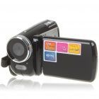 Filmadora Digital w / 4X Zoom Digital / AV-Out / SD - Preto